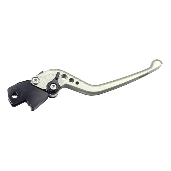 biketek Biketek adjustable cnc brake lever long  - titanium / black adjuster - #b26